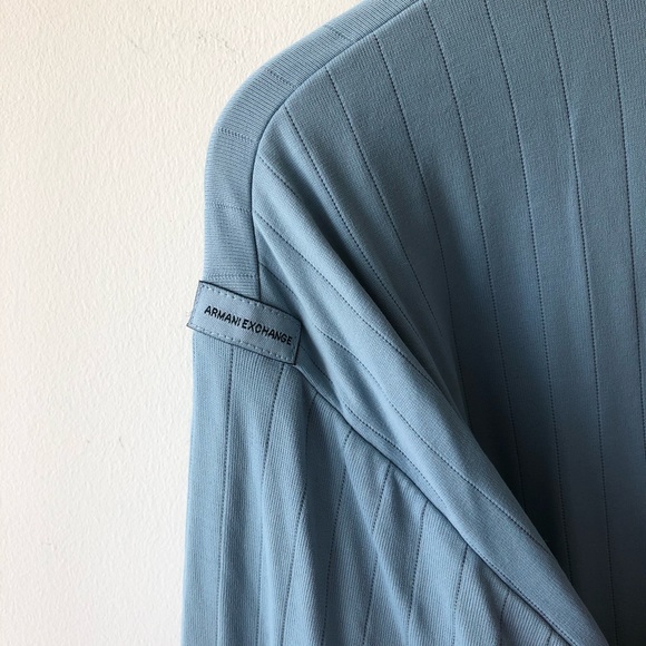 Armani Exchange Light Blue Crew Neck Sweater - Picture 4 of 4